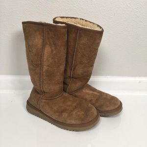 SHEEP FUR LINED BOOTS